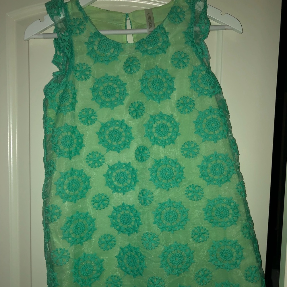 Teal dress